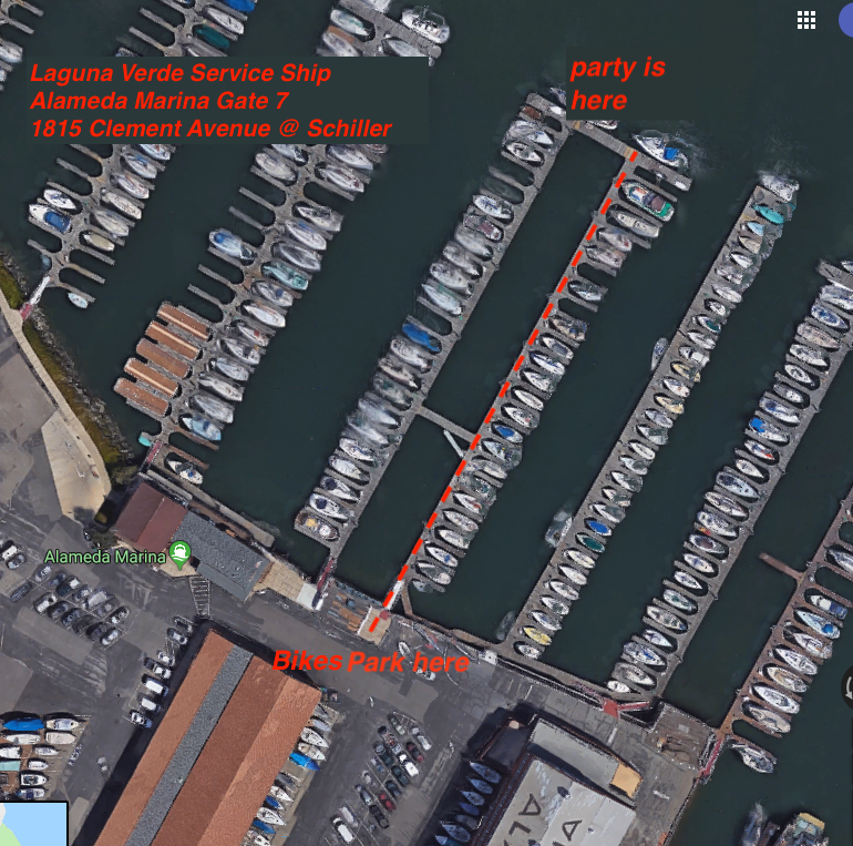 Alameda marina laguna verde map – Bike Walk Alameda