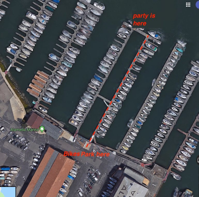 Alameda marina laguna verde map – Bike Walk Alameda