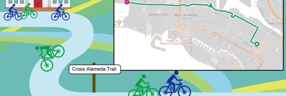 a route map for the April 9 ride