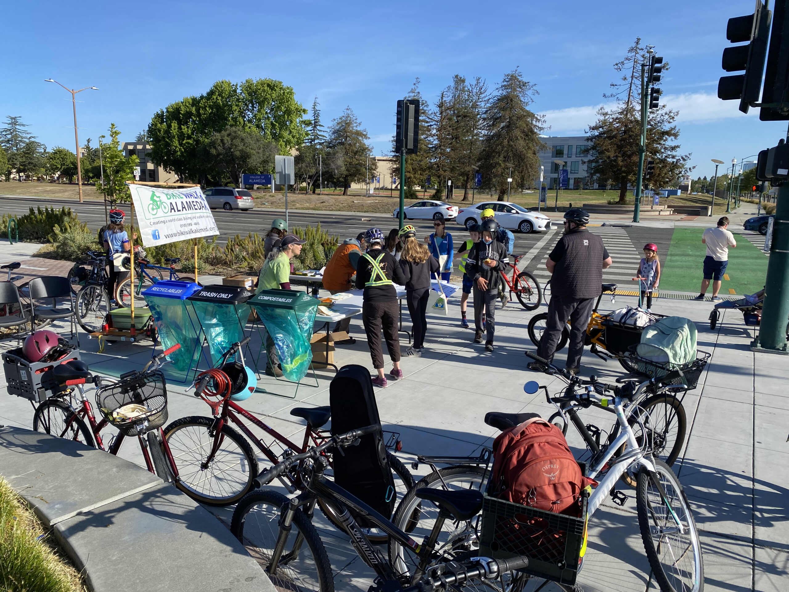 Bike to Wherever Day Bike Walk Alameda