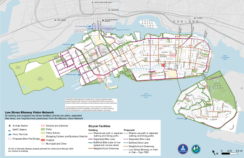 low stress bike vision